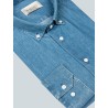 Chemise en jean denim Manche