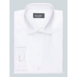 Chemise r guli re en twill double retors Coloris blanc Bayard