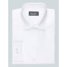 Chemise blanche régulière en twill non iron