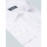 Chemise Oxford blanche ajustée non iron manche