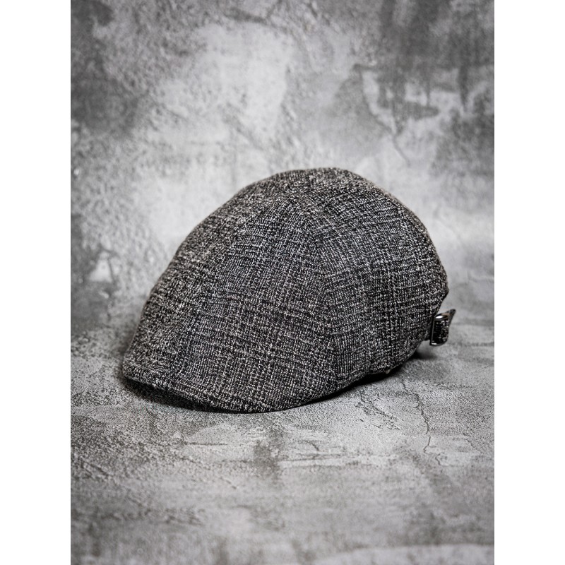 Casquette rétro grise