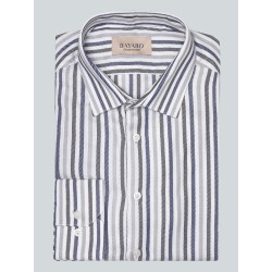 Chemise à rayures grises