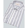 Chemise à rayures grises
