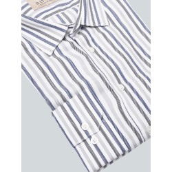 Chemise à rayures grises