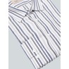 Chemise à rayures grises
