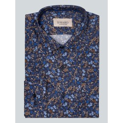 Chemise imprimée marine Miniflo