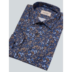 Chemise imprimée marine Miniflo