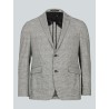 Veste de costume en prince-de-galles gris