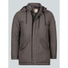 Parka grise à capuche Kerama