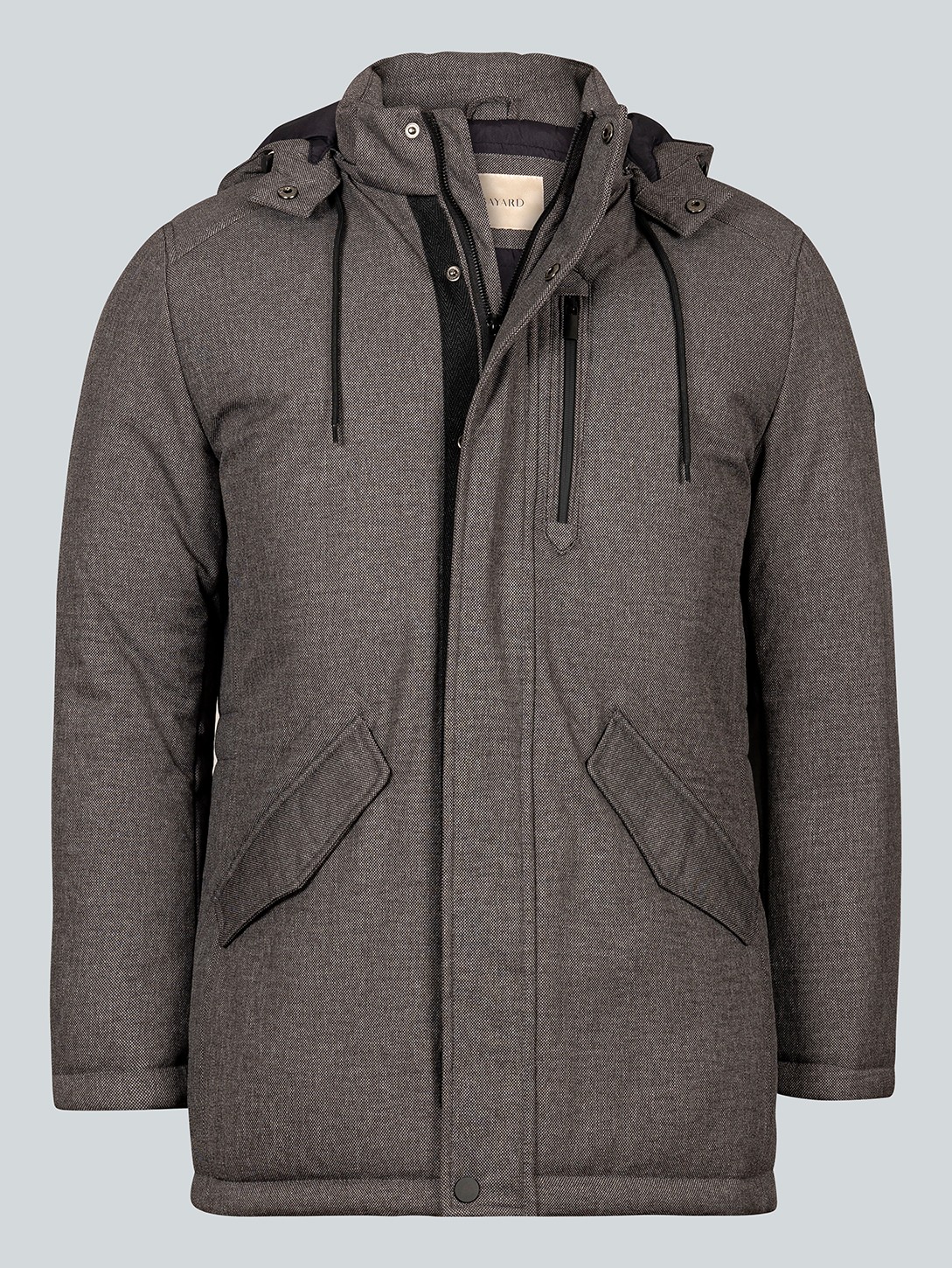 pull avec col chemise intégré homme