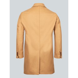 Manteau en laine camel Côme