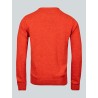 Pull col rond Brady en laine orange