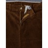 Chino en velours stretch camel