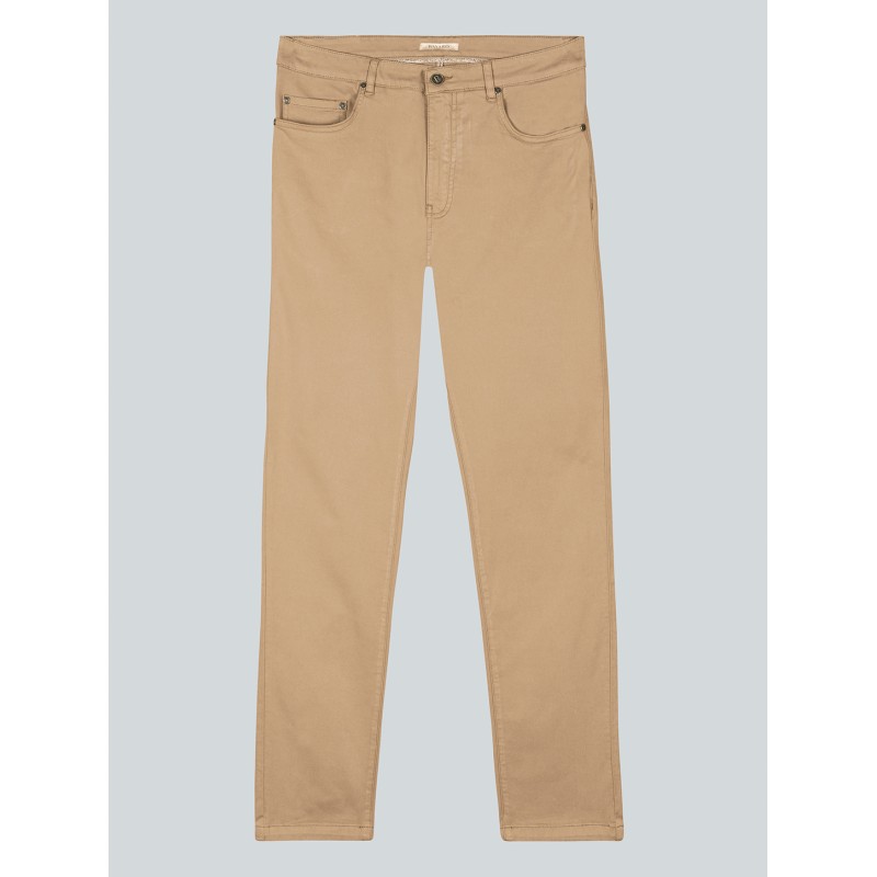 Pantalon 5 poches beige