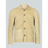 Veste de travail en velours beige Becker