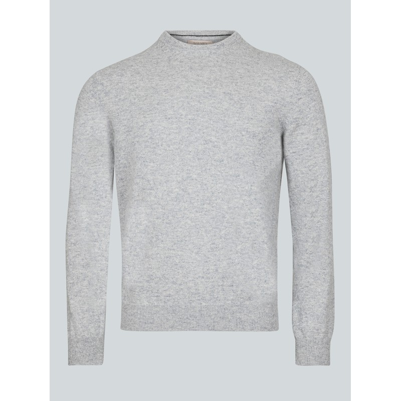 Pull gris en cachemire Bastien