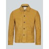 Veste en cuir camel Bernie