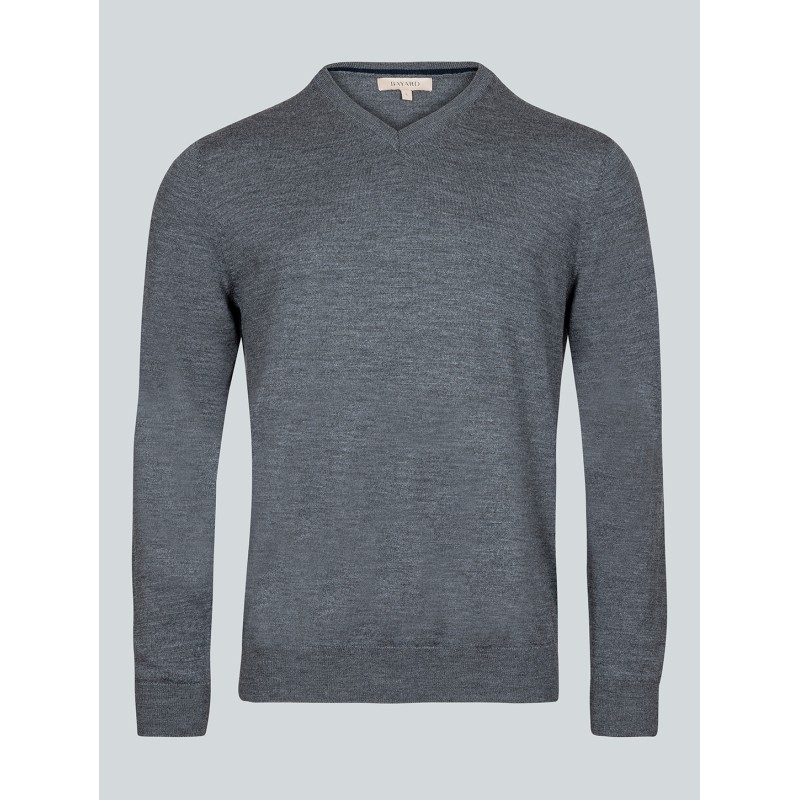 Pull anthracite Béryl en laine mérinos