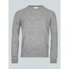 Pull col V gris Baptiste en laine