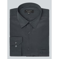 Chemise anthracite sans repassage