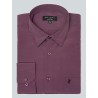 Chemise lie-de-vin sans repassage