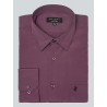 Chemise lie-de-vin sans repassage