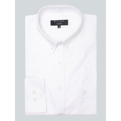 Chemise blanche en oxford coupe confort