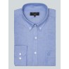 Chemise ciel en oxford coupe confort