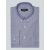 Chemise marine en oxford coupe confort