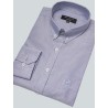 Chemise marine en oxford coupe confort