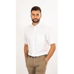 Chemisette sans repassage blanche