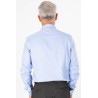 Chemise ciel manches longues Oxford coupe ajustée