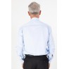 Chemise en tissage Twill ciel en coton coupe régulière