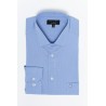 Chemise fil à fil bleu ciel coupe régulière