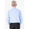 Chemise fil à fil bleu ciel coupe régulière
