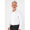 Chemise fil à fil blanche coupe ajustée