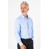 Chemise fil à fil bleu ciel coupe ajustée