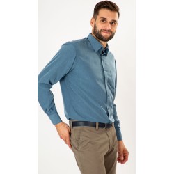 Chemise voyageur indigo
