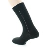 Chaussettes Perrin Sans élastique Coton fil d'écosse Noir