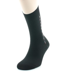 Chaussettes Perrin Sans élastique Coton fil d'écosse Noir
