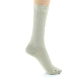 Chaussettes confort Fil d'écosse Sans élastiques beige