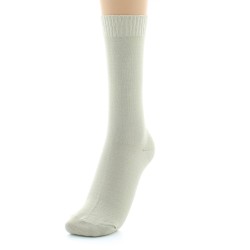 Chaussettes confort Fil d'écosse Sans élastiques beige