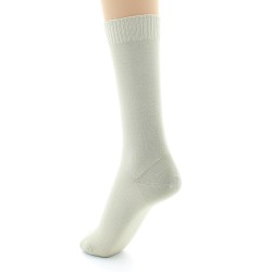 Chaussettes confort Fil d'écosse Sans élastiques beige