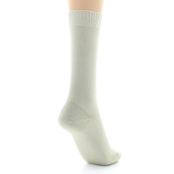 Chaussettes confort Fil d'écosse Sans élastiques beige