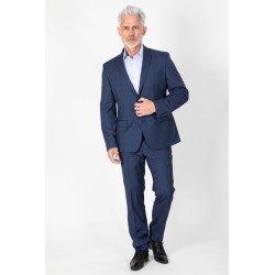 pantalon bleu marine en laine