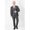 pantalon de costume en laine gris