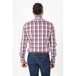 Chemise à carreaux coupe ajustée