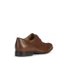 chaussures couleur cognac en cuir GEOX