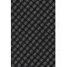 Motif blanc imprimé sur cravate noire