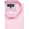 chemisette en lin bayard couleur rose